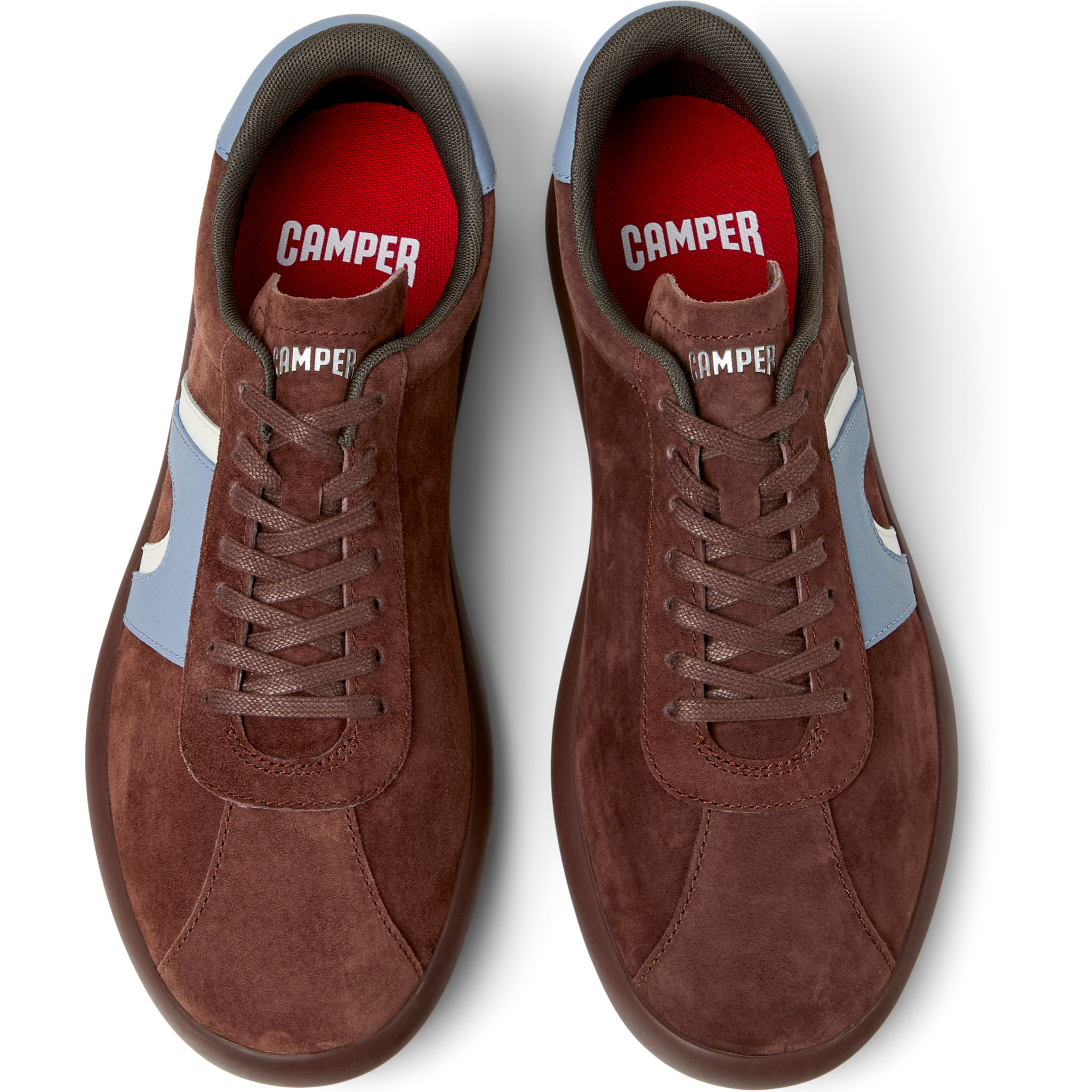 Sneakers - CAMPER Pelotas Soller - Marrone - Pelle nabuk