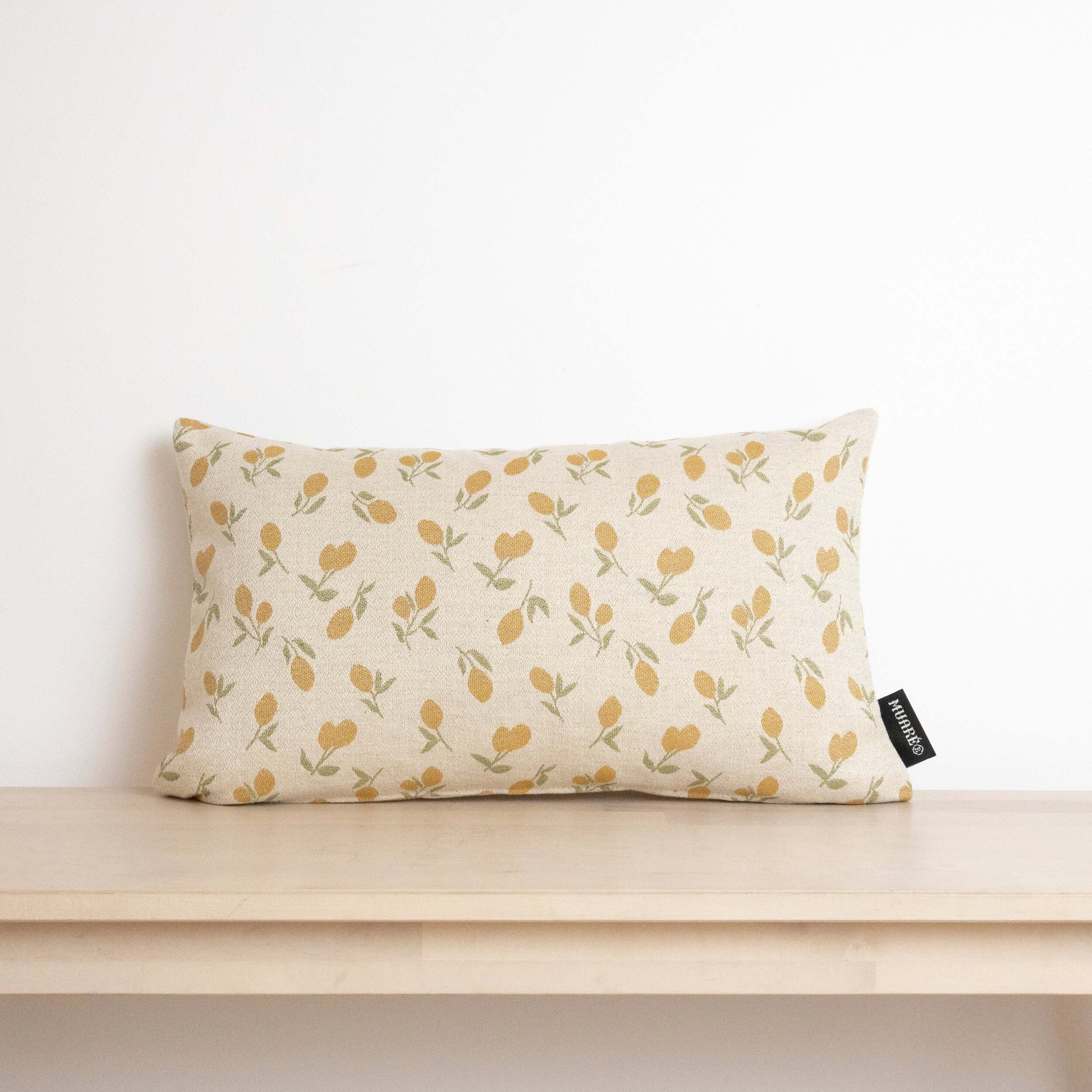 Housse de coussin jacquard 30x50 cm Citrons
