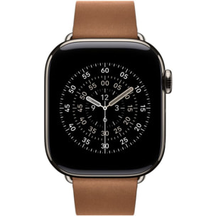 Bracelet APPLE 42 mm - Large Boucle moderne caramel