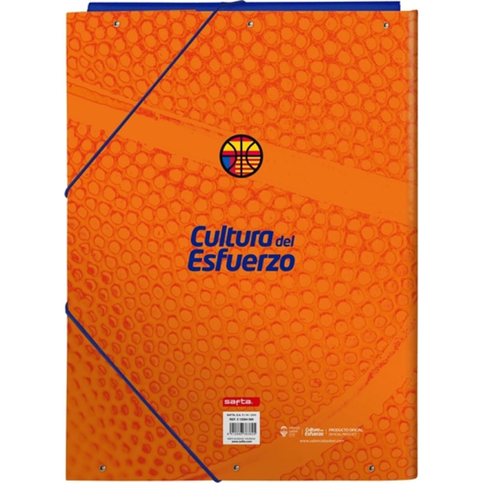 Carpeta folio 3 solapas valencia basket