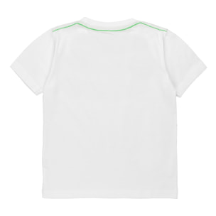 T-shirt jersey con stampa windsurf  multicolor Polo Club St Martin Bianco
