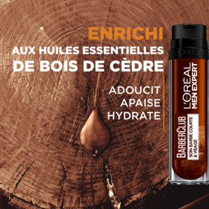 L'Oréal Paris Men Expert Barber Club Nettoyant 3 en 1 Barbe, Visage et Cheveux 200m+ Soin Barbe Courte et Visage 50ml