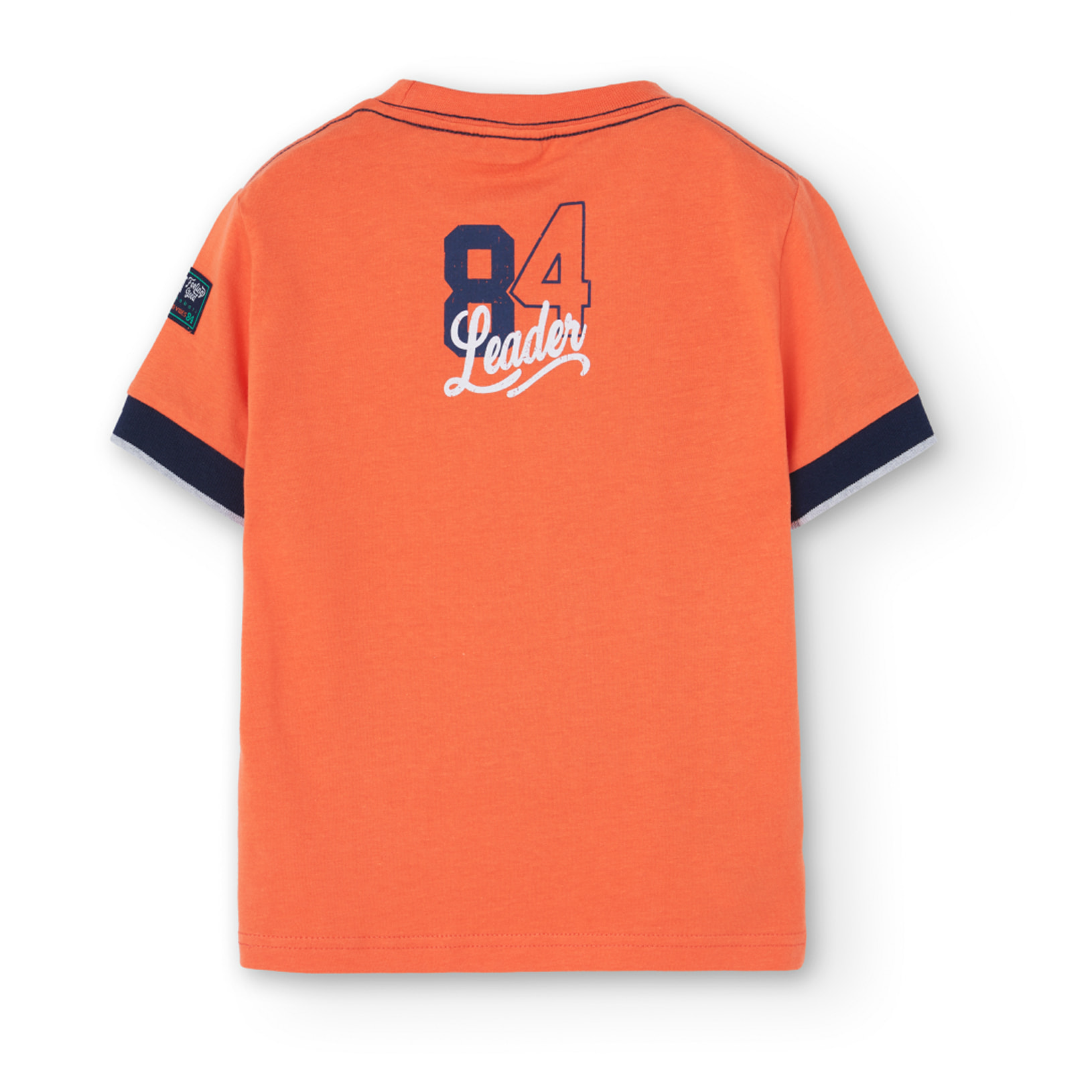 Camiseta niÃ±o estampada, mangas cortas, naranja, 508047