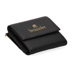 Portafoglio  da donna In Vera pelle Made in Italy 11x8,5x4 cm