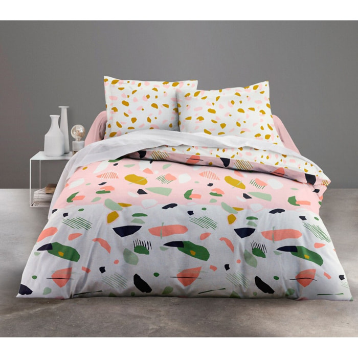 Parure Housse De Couette 3pcs 100% coton 57fils Marbree