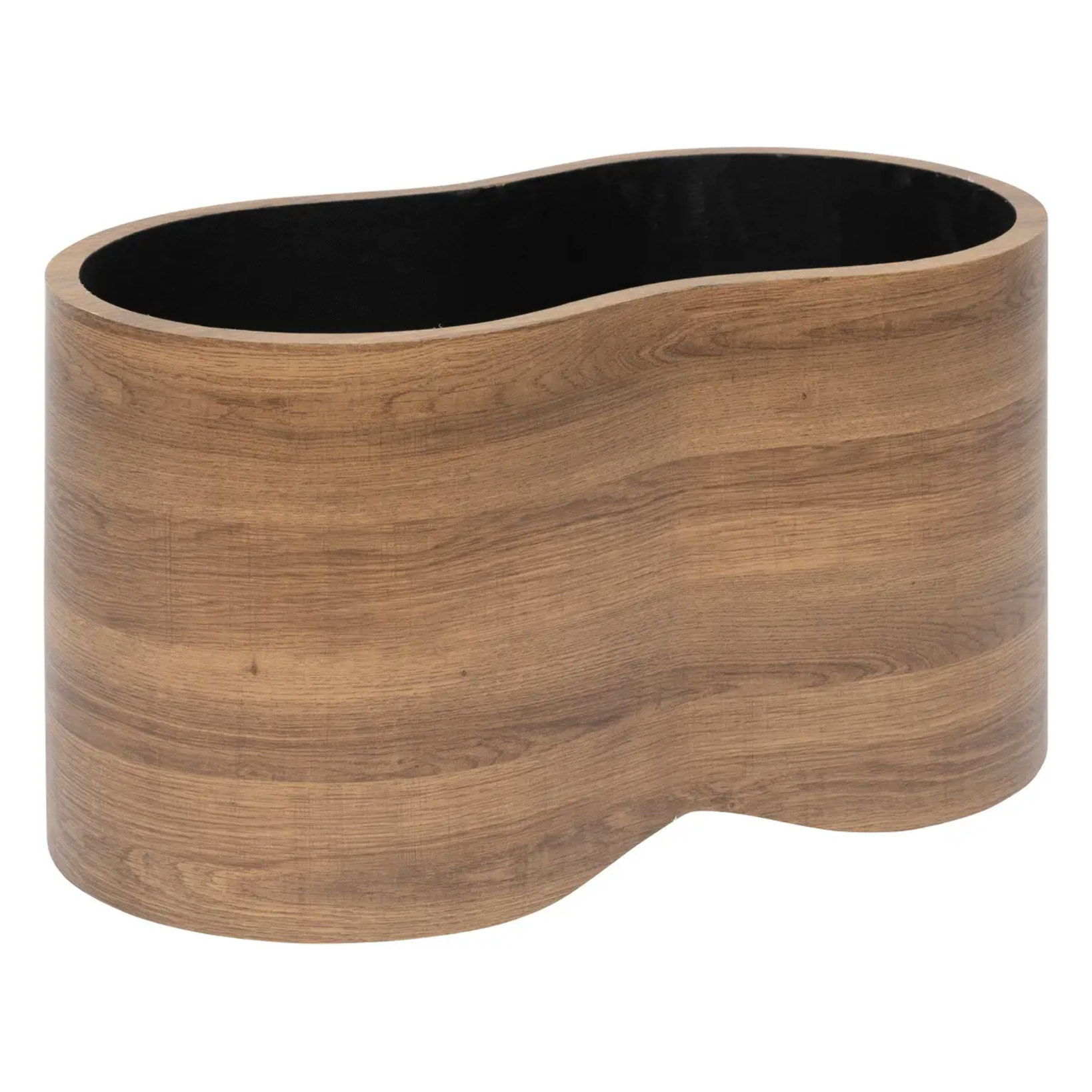 Coffre "Loe" bouclette caramel 72x45x40,5cm