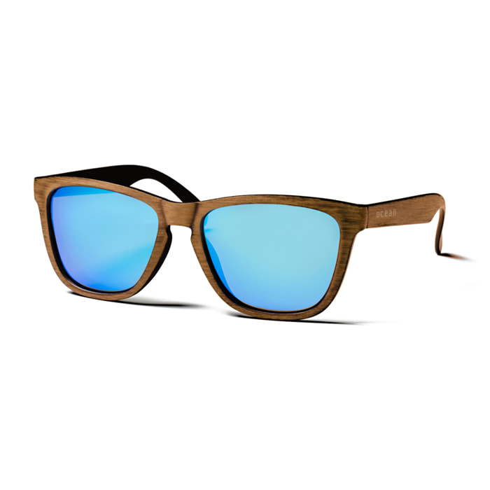 Gafas de sol OCEAN SEA - Color madera de mar y / Polarizada revo azul