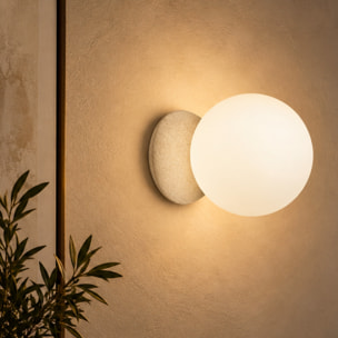 KANTAN Lampada da parete Bianco