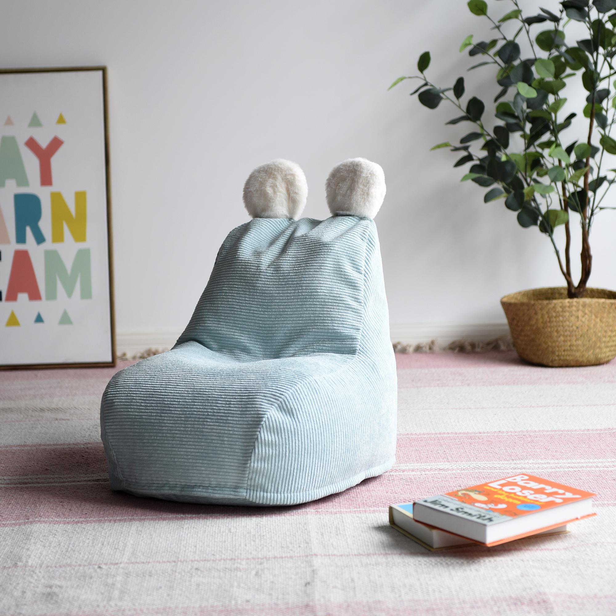 FAUTEUIL POIRE ENFANT BLEU TED