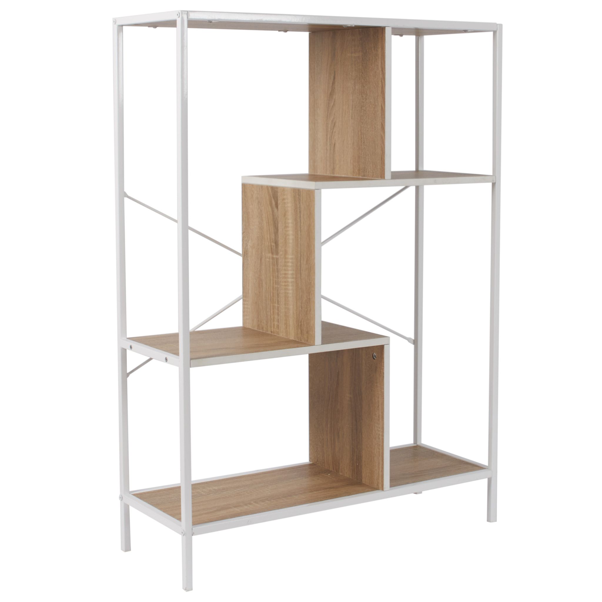 ETAGERE EDISON BLANC 80X30X113CM