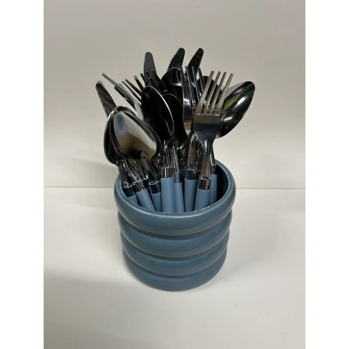 Ménagère Elsa bleu