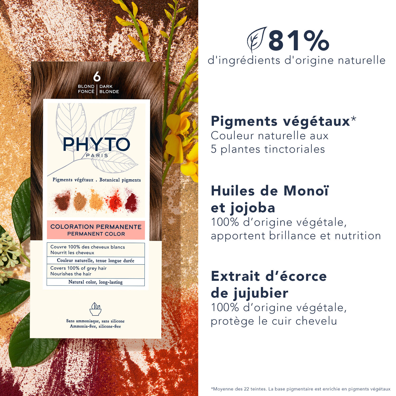Kit Coloration - Coloration Permanente 6 Blond Foncé