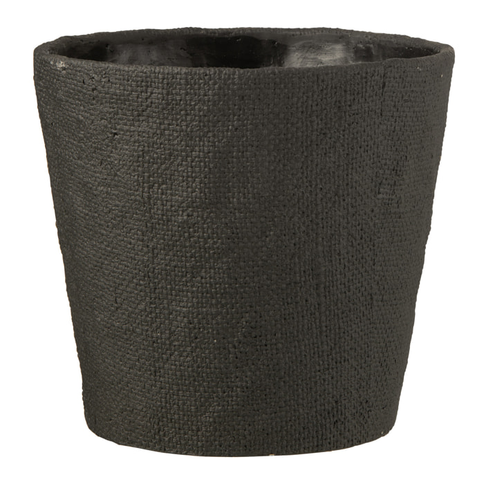 J-Line pot de fleurs Bar - ciment - noir - extra large