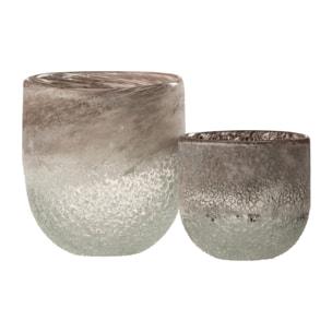 J-Line photophore Scavo - verre - gris - small