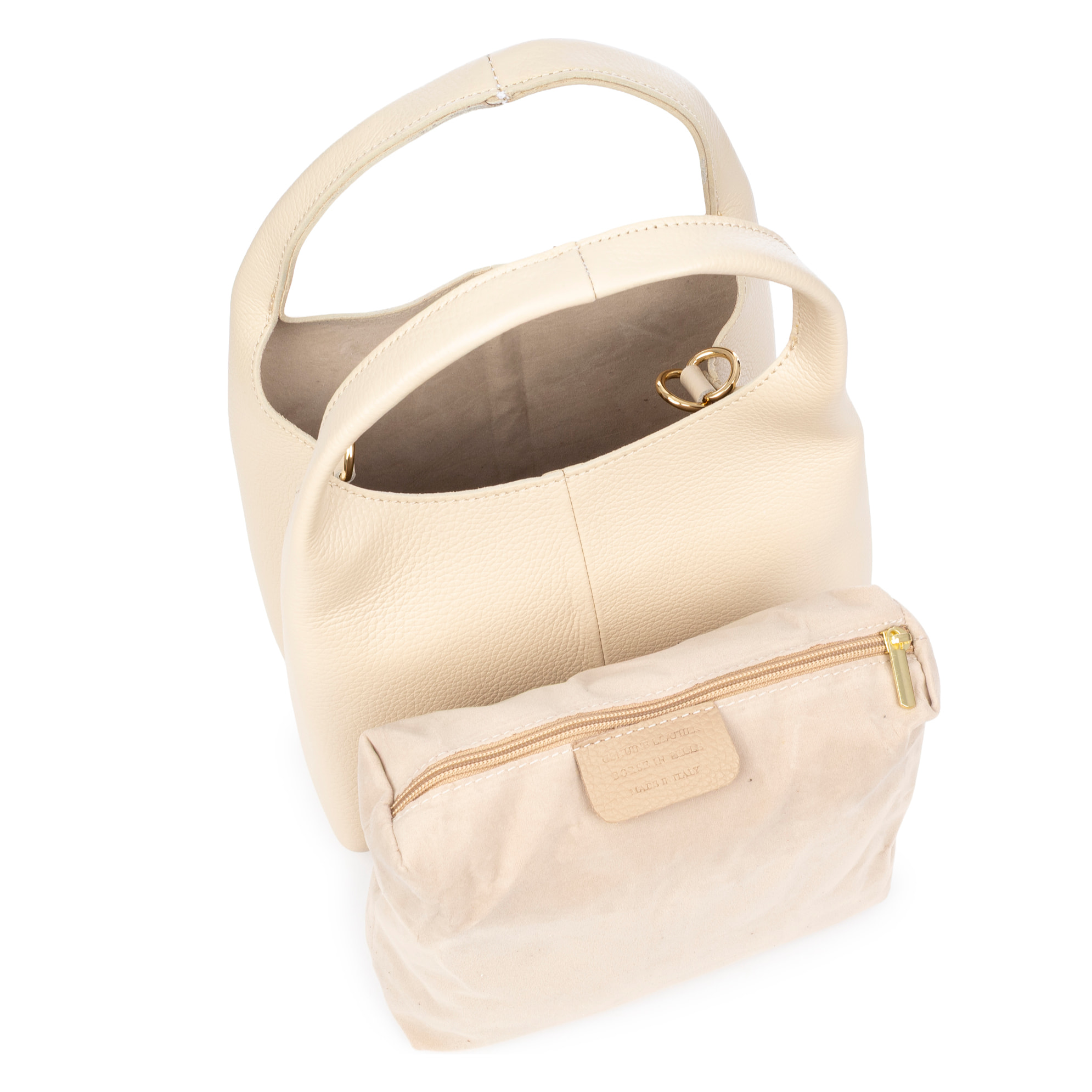 Barasso borsa a mano donna. Pelle autentica Dollaro.