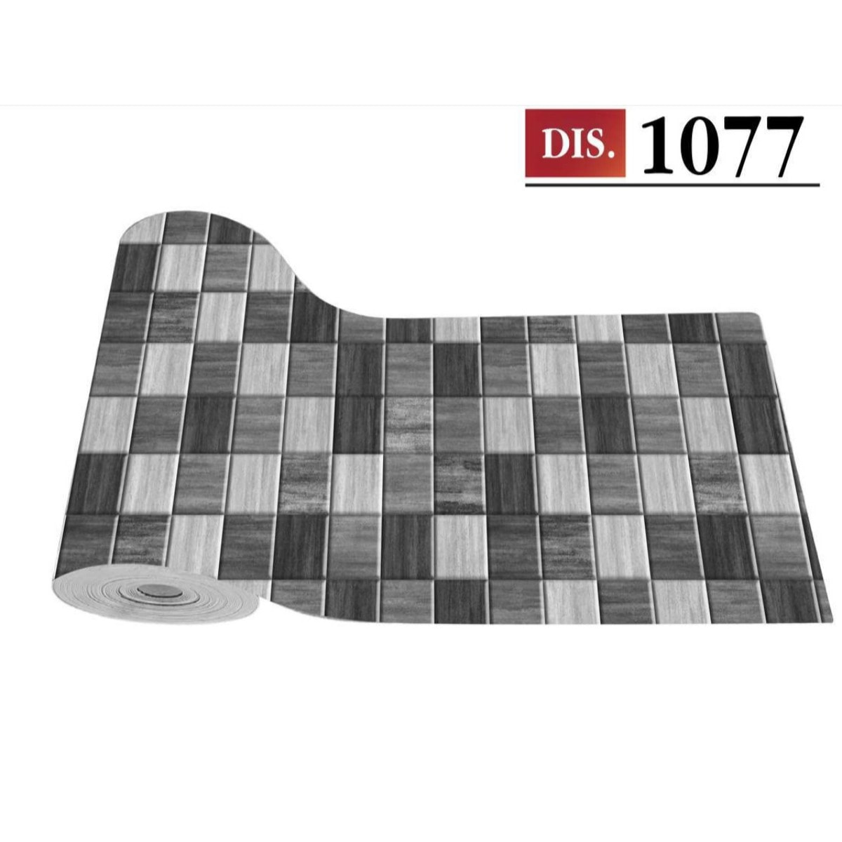 CASSESE HOME Passatoia/Tappeto Bordato in Poliestere con Retro Antiscivolo in PVC Made in Italy_Dec.1077