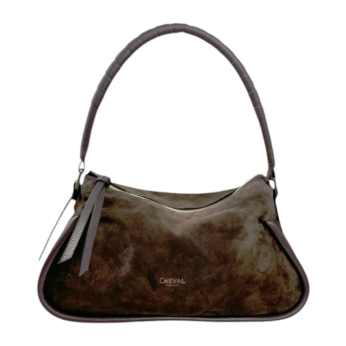 Bolso de Hombro Cheval Firenze Gea F/W Marrón Oscuro