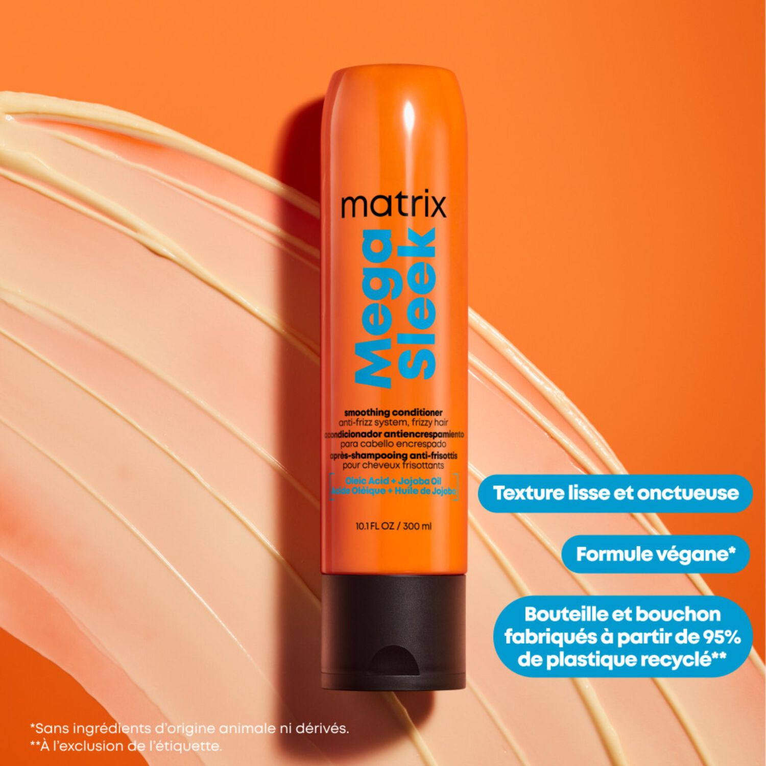Mega Sleek - Après-Shampooing Anti-Frisottis 300 ml