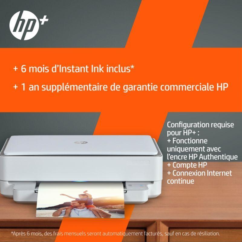 HP - Imprimante jet d'encre HP Envy 6032e éligible Instant Ink