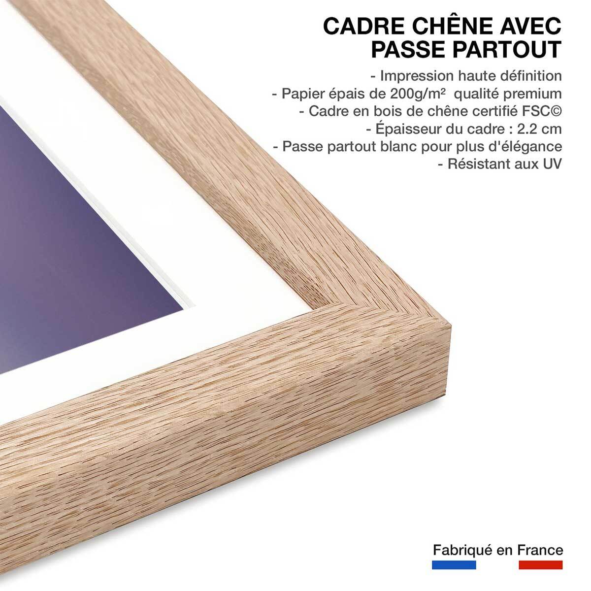 Poster mont ve?ký rozsutec Affiche sous cadre bois