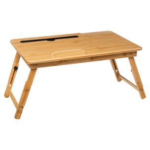 Plateau avec pieds 54x34cm bambou