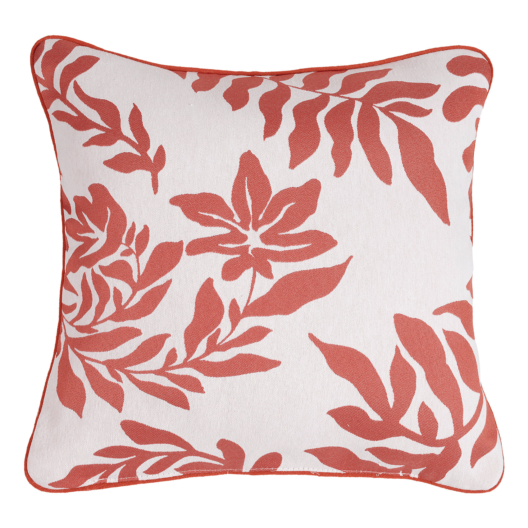 Coussin Feuillage Style Henri Matisse - Orange