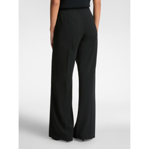 Elena Mirò - Pantalones de tejido crepé elástico - Negro