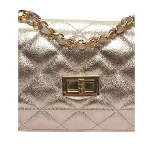 Borsa a spalla Anna Luchini Dorato