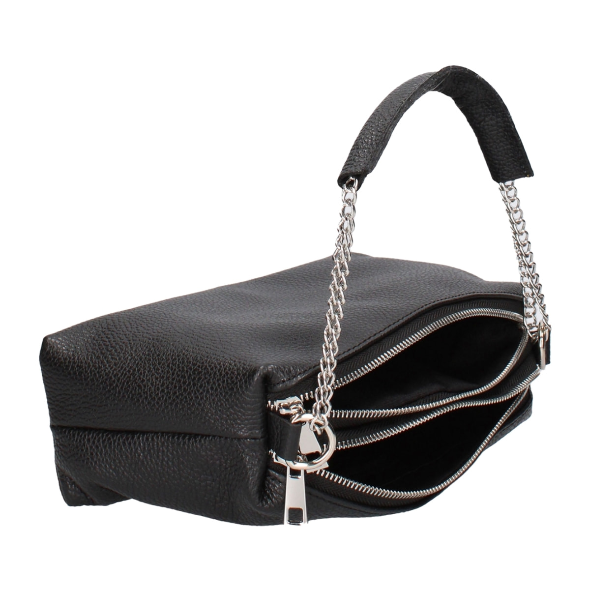 Borsa a spalla da donna In Vera pelle Made in Italy 26x14x9 cm