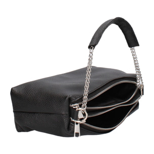 Borsa a spalla da donna In Vera pelle Made in Italy 26x14x9 cm