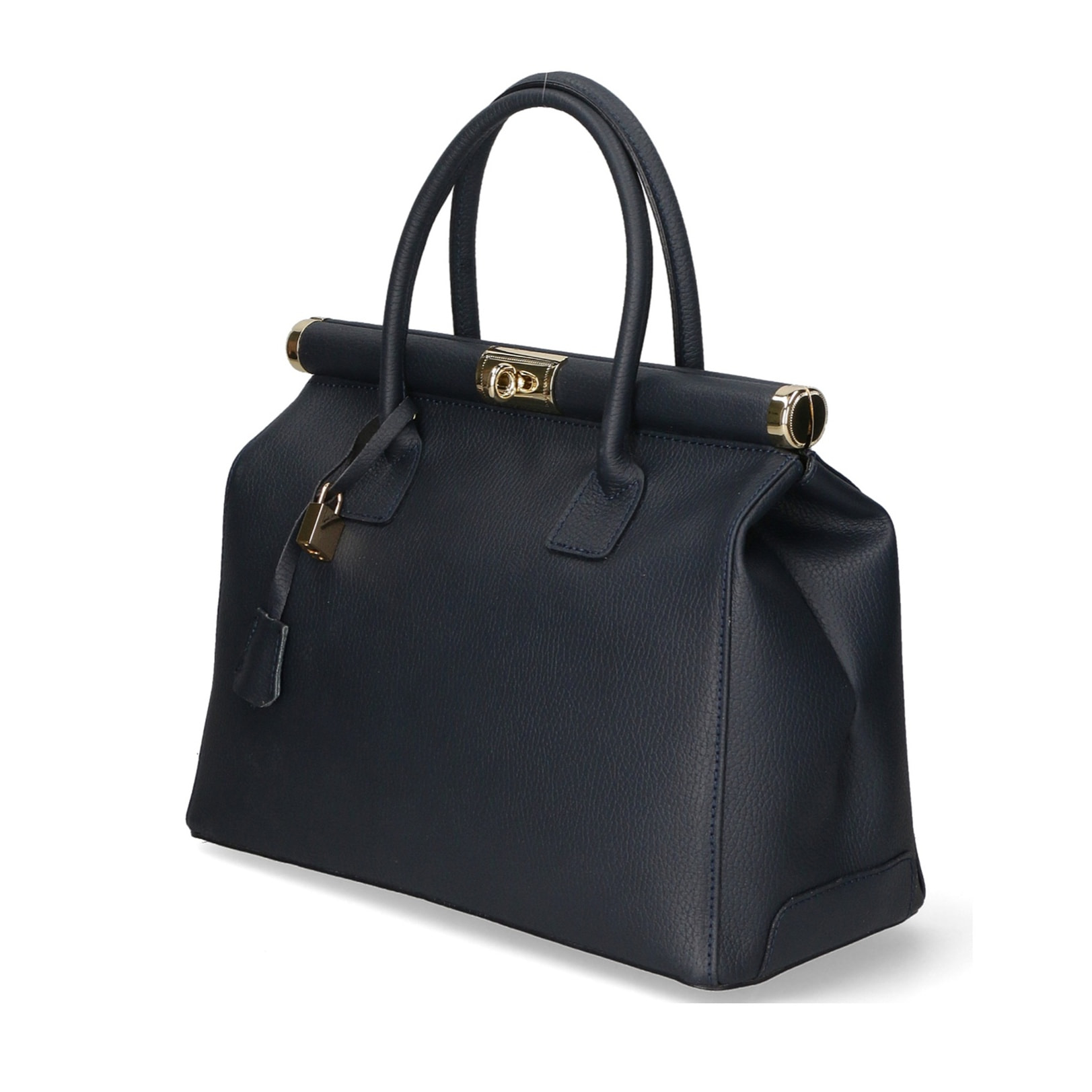 Borsa a mano da donna - Modello Aleria - Vera pelle - 35.0 x 26.0 x 16.0 cm