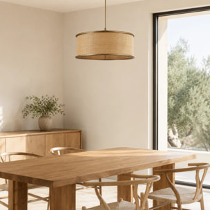 Suspension en fibre naturelle D47 cm - Bob