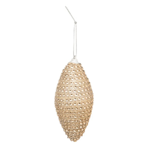 SDN PLF GOUTTE STRASS OR 12CM