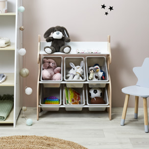 Meuble De Rangement Licorne 6 Bacs