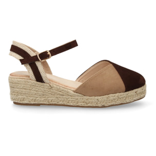 Sandalia de Cuña de Yute para Mujer, Comodas y Elegantes, Diseño Moderno con Tira Decorativa