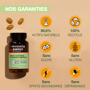 Pranarom - Complément alimentaire Energy - 60 capsules
