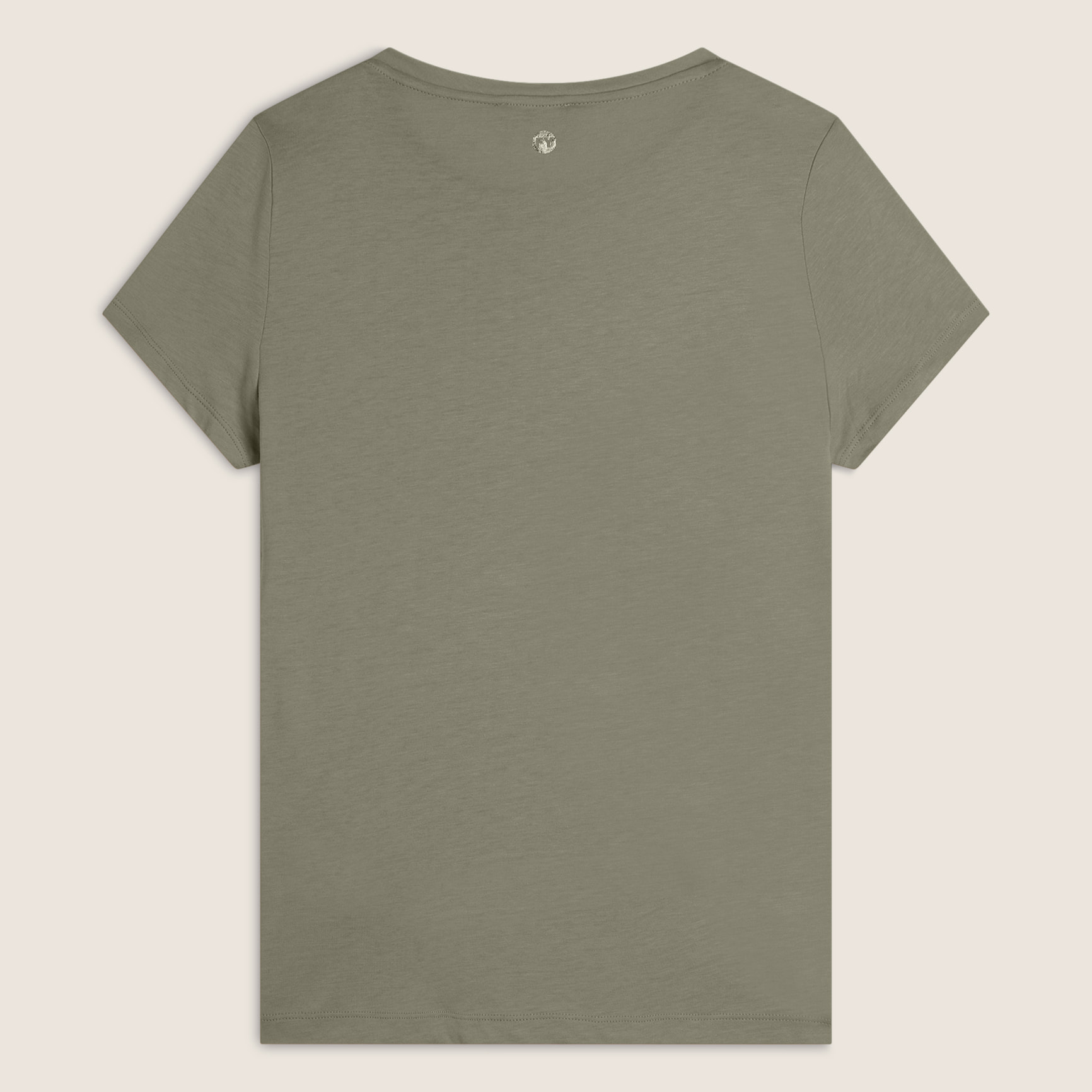 T-shirt regular con grafica oro chiaro