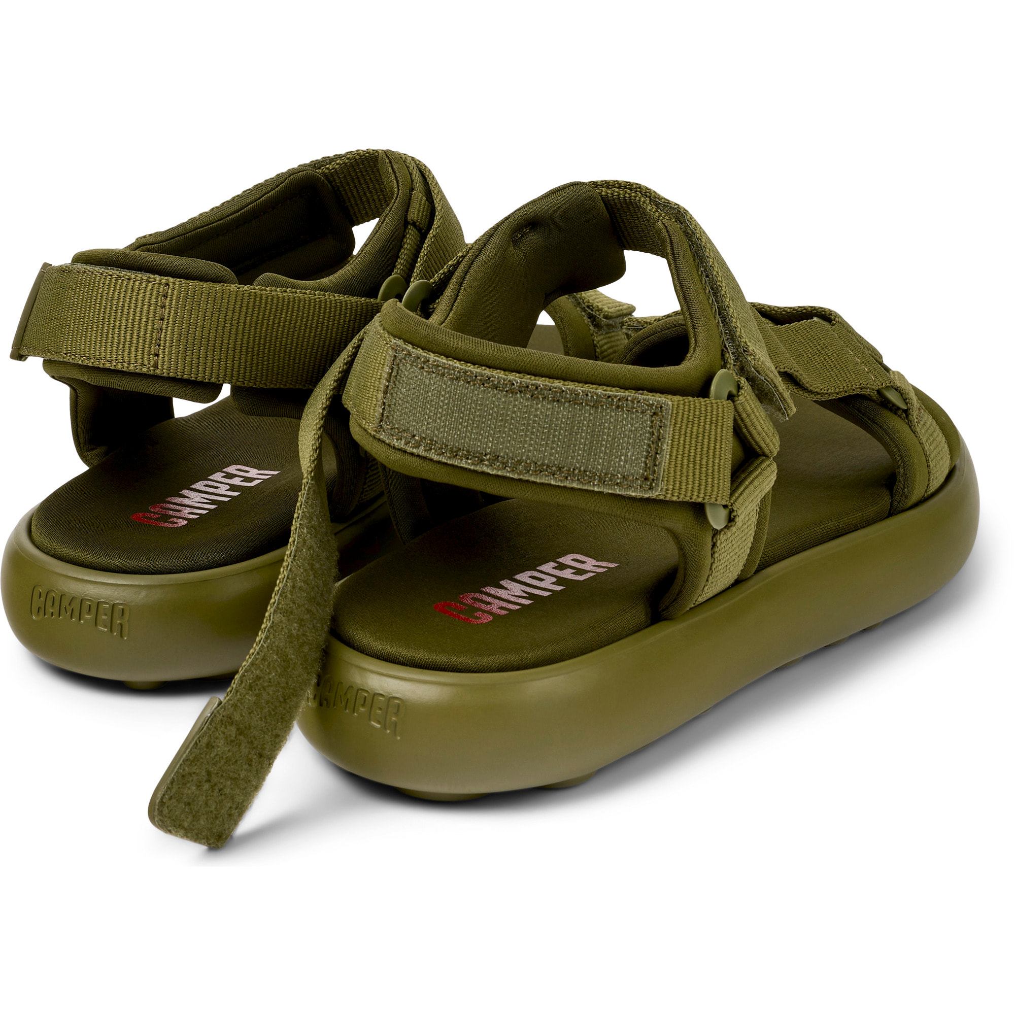 Sandalias - CAMPER Pelotas Flota - Verde - Textil técnico (poliéster reciclado)