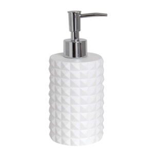 Distributeur de savon Polyrésine MOSAIK Blanc MSV