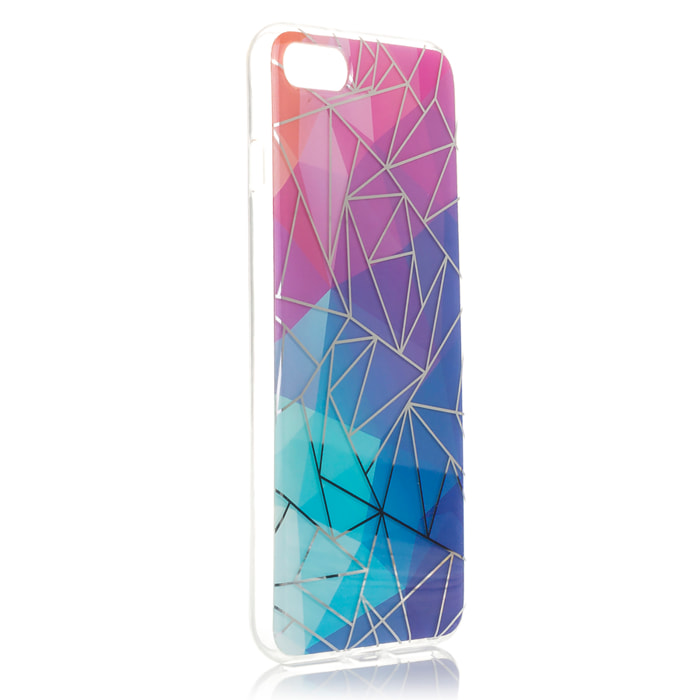 DAM CUSTODIA CON FORME GEOMETRICHE Iphone 7/ Iphone 8 713 Cm. Colore: multicolore