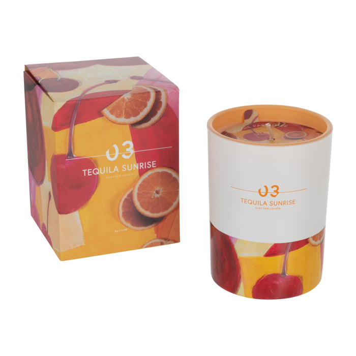 J-Line Bougie Tequila Sunrise Small 45H