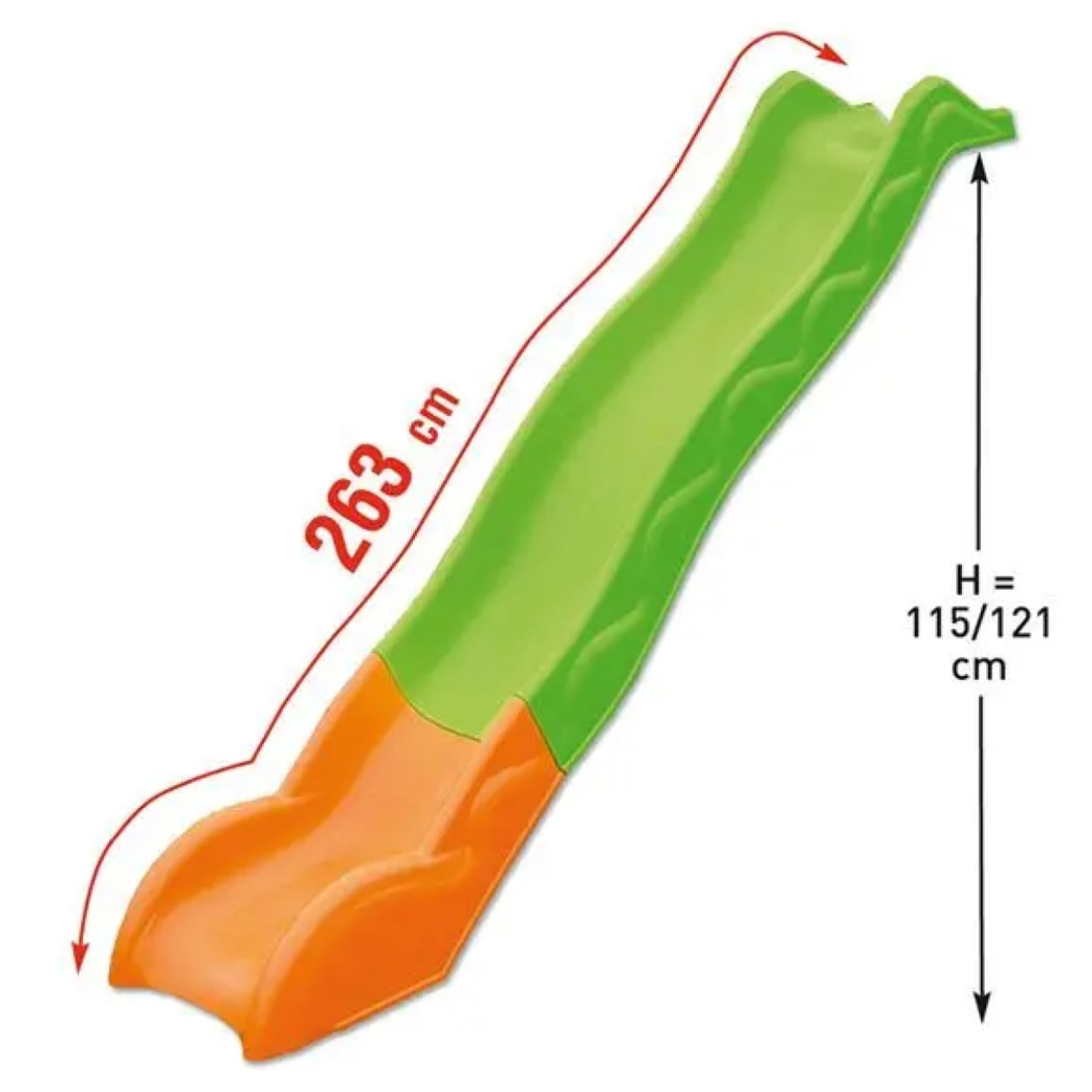 Glissière toboggan 2,63 m