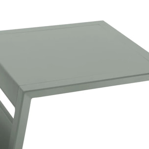 Table d appoint de jardin carrée "Allure" vert laurier 55 x 45 x 55cm en aluminium
