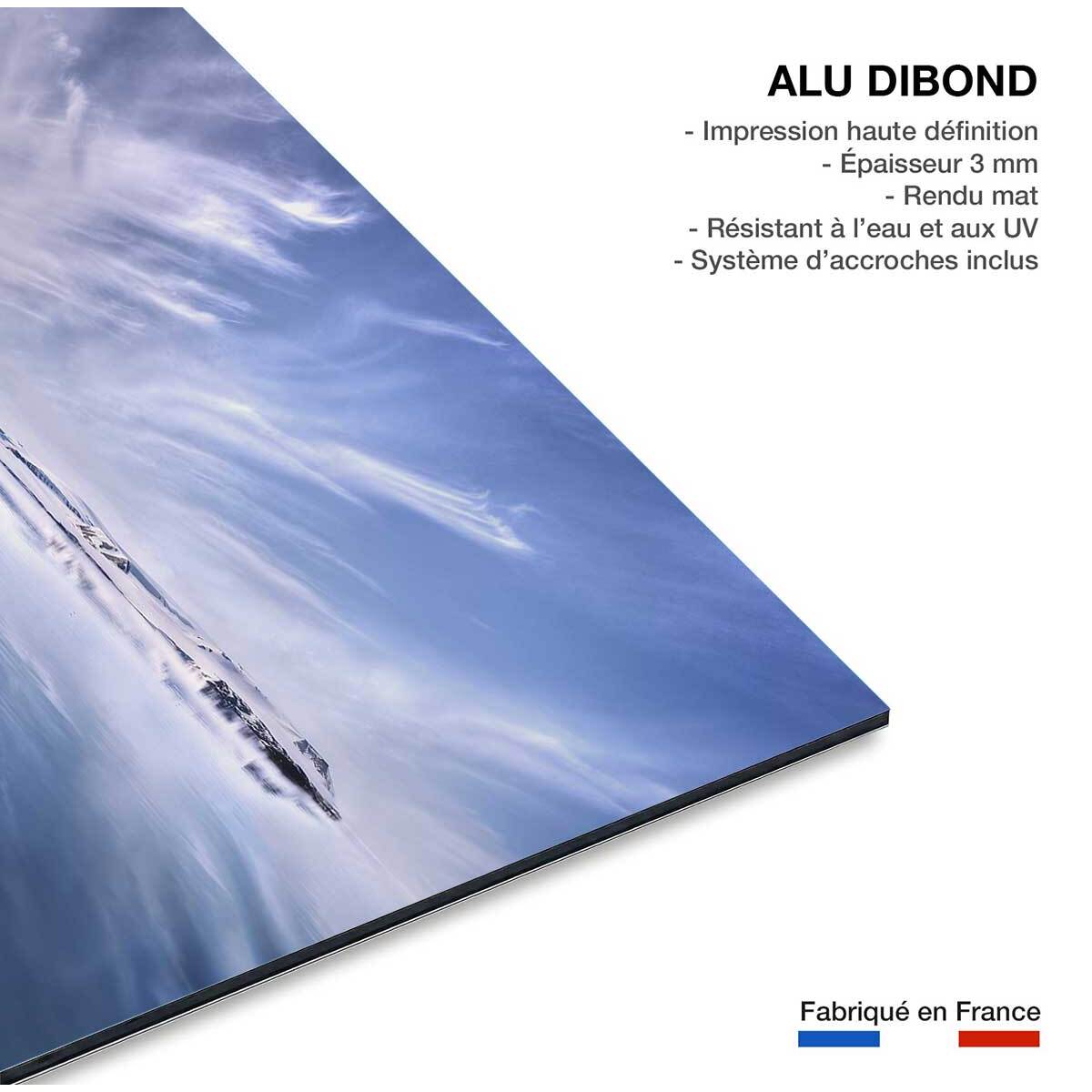 Tableau paysage Une Journee en Arctique Tableau alu Dibond