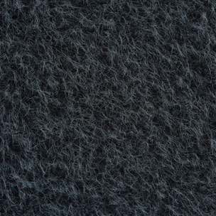 Lot de 2 chauffeuses tissu effet alpaca bleu foncé 1 place - L 81 x P 99 x H 75cm - Nova