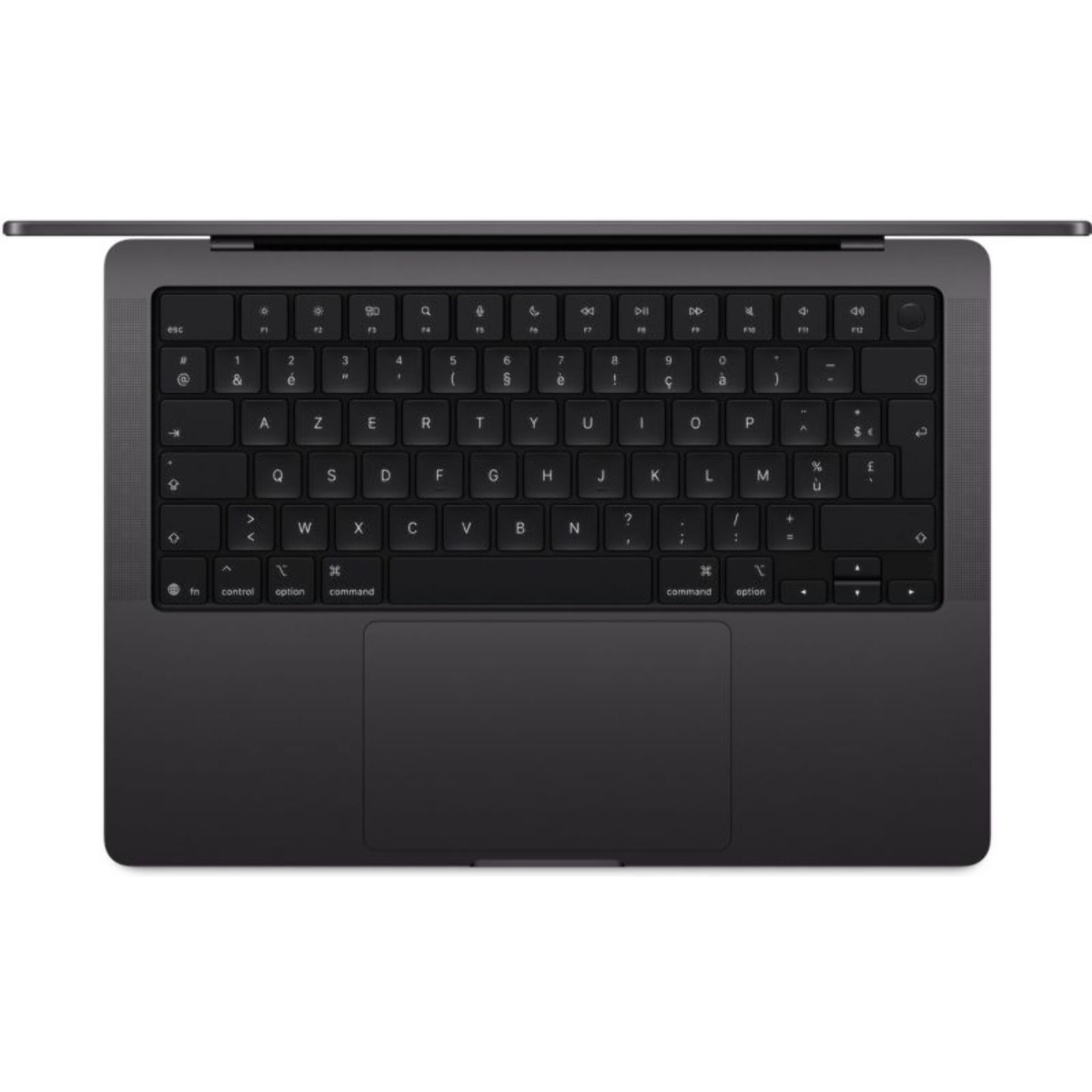 Ordinateur Apple MACBOOK Pro 14" Puce M5 Pro CPU 15 / GPU 16 coeurs Mémoire RAM 24Go Stockage 2To SSD XDR Noir sidéral