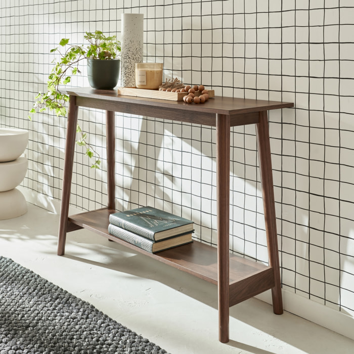 Console scandinave décor bois NEPAL