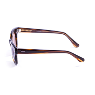 Gafas de sol LENOIR CROISETTE - Marrón / Revo azul