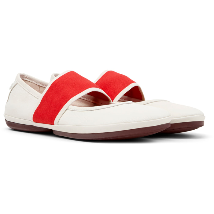 Ballerine - CAMPER Right Nina - Bianco - Pelle liscia