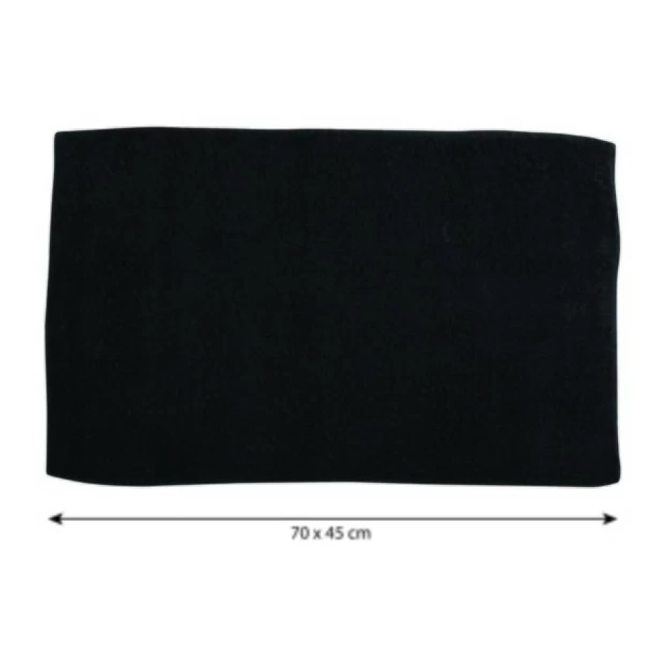 Tapis de bain Coton 45x70cm Noir MSV